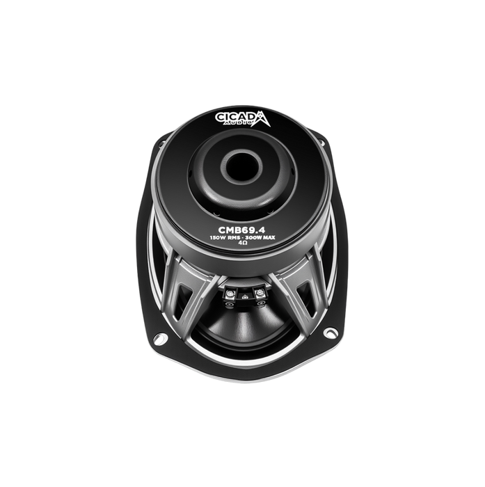 Cicada - CMB69.4 -6x9 - Inch Pro MidBass - Carbon Matrix Cone - 4Ω
