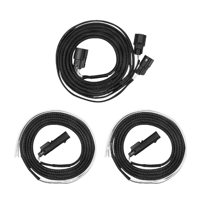 Cicada - HDRoM - Rear Input Molex Harness For: DSP125.4D/ DSP150.4D/CX250.2D/ CX150.4D This includes 6ft of extended Speaker wire and Molex plugs for Bag "Split Backbone" crossover wiring