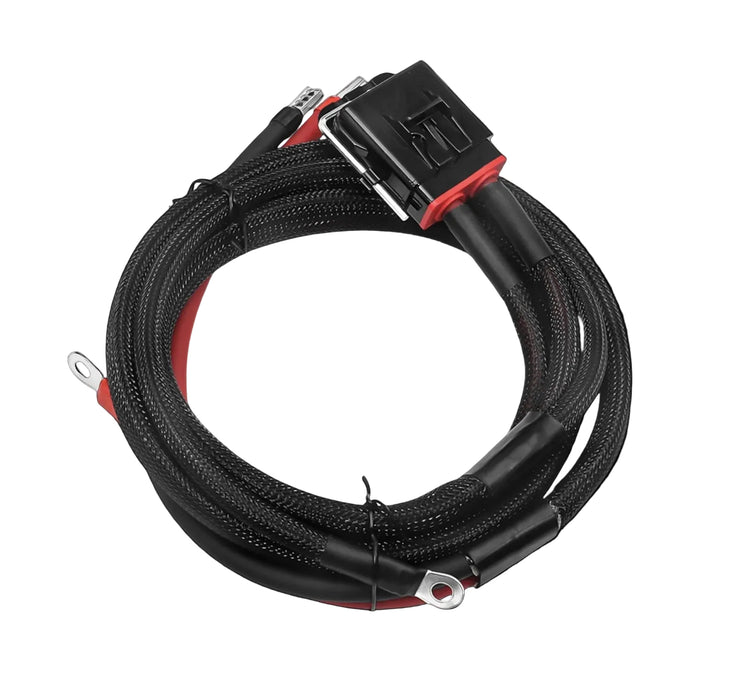 Cicada Audio 6 AWG Harley-Davidson amplifier wiring kit with Mini ANL fuse holder and remote trigger wire
