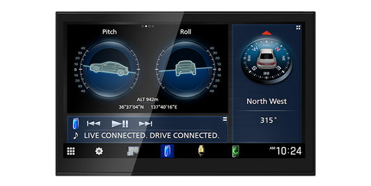 Kenwood - DAX8000S - Direct Replacement Solution- Factory Fit 8" High resolution screen and modular box/brain, Wireless Car Play Ready,