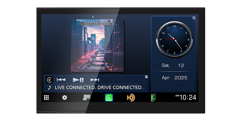 Kenwood - DAX8000S - Direct Replacement Solution- Factory Fit 8" High resolution screen and modular box/brain, Wireless Car Play Ready,
