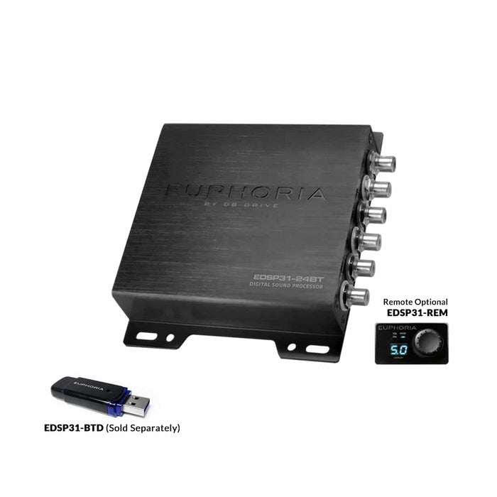 Euphoria - EDSP31-24BT - 31 BAND DSP W/PHONE APP CAPABILITY 2 IN 4 OUT BT