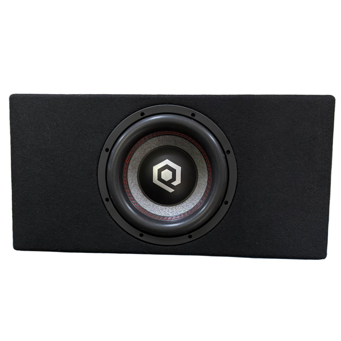 SoundQubed - HDB2-110LE-D2 - HDB2 Series Subwoofer Single 10" Loaded & Ported Enclosure Dual 2 ohm voice coil woofer 400w/800w