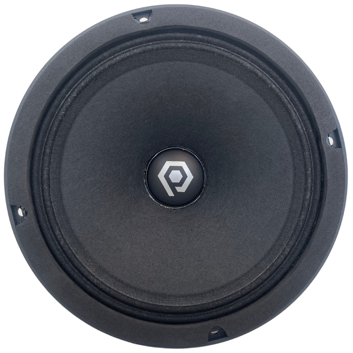 SoundQubed - HDX-PA8M-8 - 8" midrange with dome cap - 1.5" 8 ohm Voice Coil - 350w/700w Frequency Response 80Hz - 8KHz