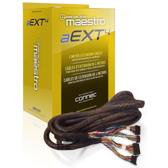 Maestro - HRN-AR-EXT4 - 4-meter amplifier relocation extension harness. For use with Maestro AR and compatible DSP/Amplifier sold separately