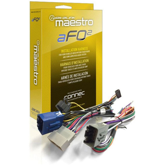 Maestro - HRN-AR-FO2 - Amplifier replacement T-harness for select Ford vehicles with 8-inch "My Ford Touch" radio and Sony Amplified system 2011 and up