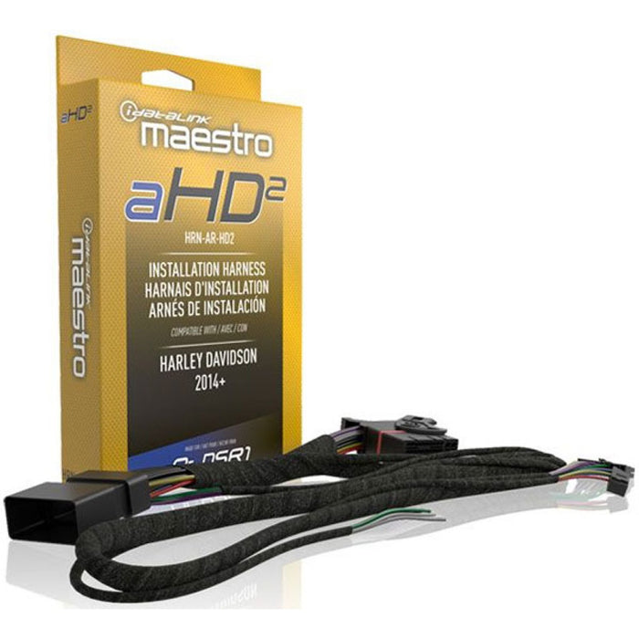 Maestro - HRN-AR-HD2 - Wiring harness for select Harley Davidson motorcycles to add a new amplifier
