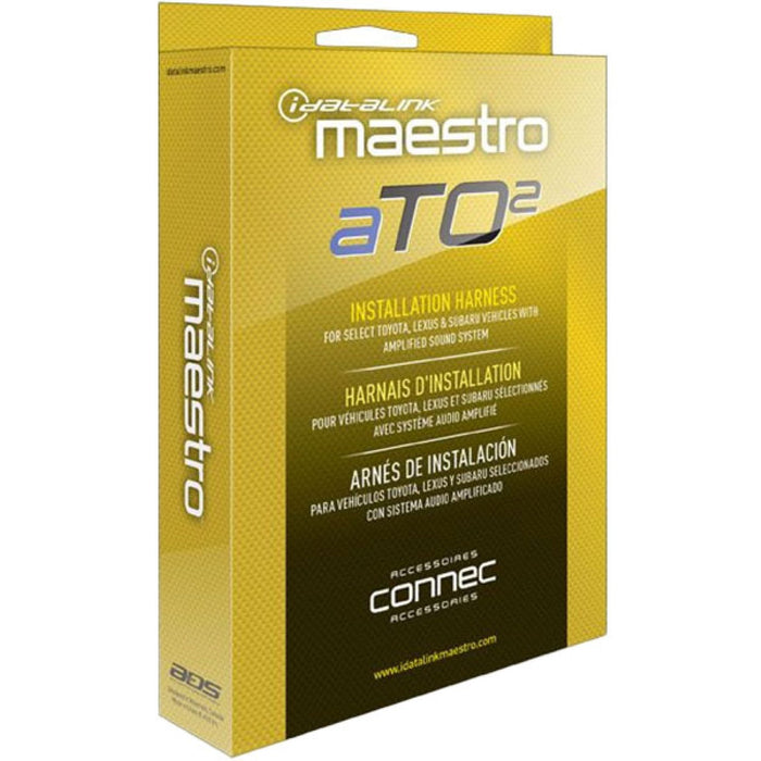 Maestro - HRN-AR-TO2 - Amplifier replacement T-harness for select Toyota, Lexus and Subaru vehicles 2012 and up