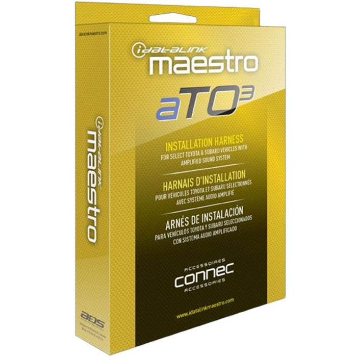 Maestro - HRN-AR-TO3 - Amplifier replacement T-harness for select Toyota and Subaru models 2005-2018