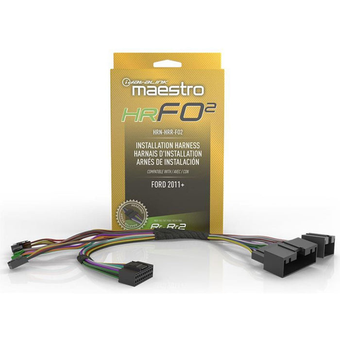 Maestro - HRN-HRR-FO2 - RR and RR2 compatible radio replacement harness for select 2011 up ford vehicle