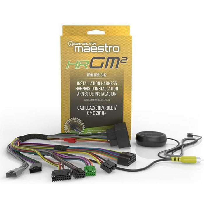 Maestro - HRN-HRR-GM2 - RR and RR2 compatible radio replacement harness for select 2010- up GM vehicles