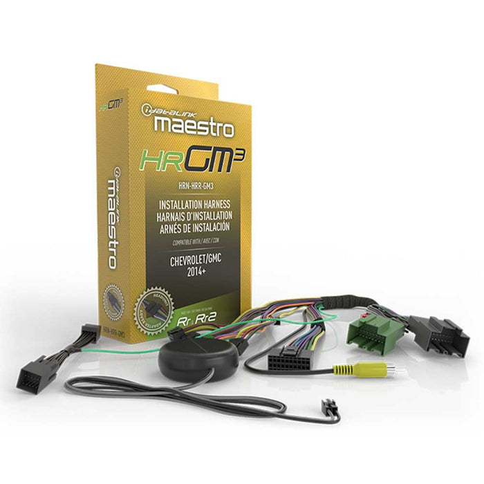 Maestro - HRN-HRR-GM3 - RR and RR2 compatible radio replacement harness for select 2014- up GM vehicles