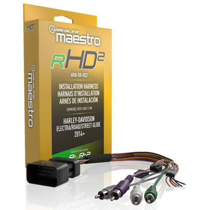 Maestro - HRN-RR-HD2 - Radio Replacement Harness for use on 2014-up Harley Davidson Motorcycles