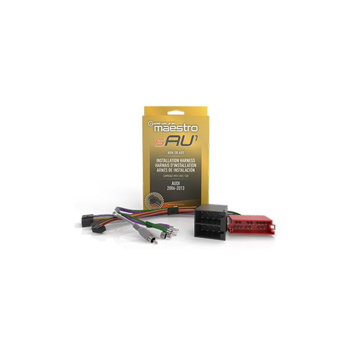 Maestro - HRN-SR-AU1 - MSR compatible radio replacement harness for select 2005-2015 Audi vehicles