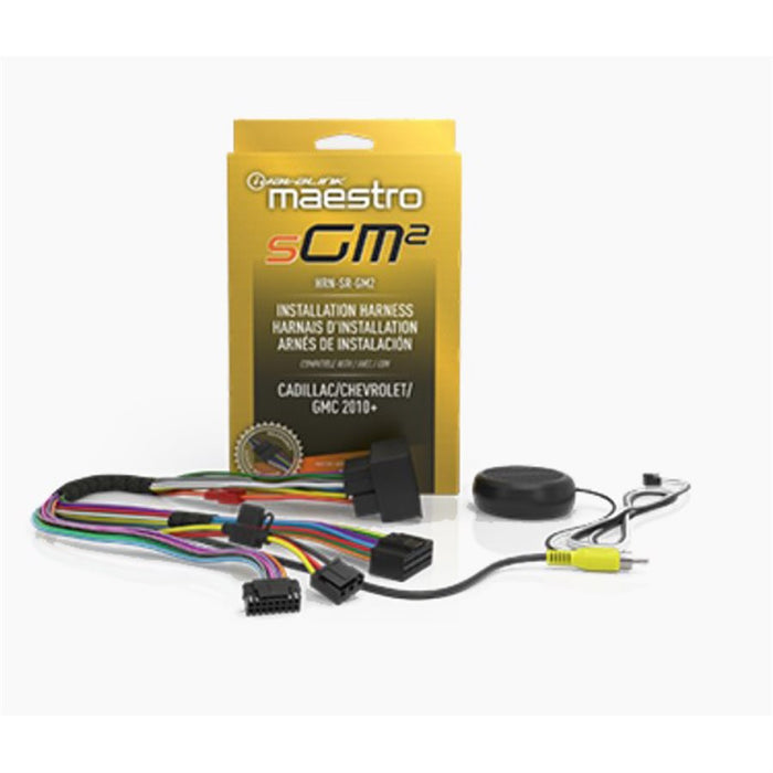 Maestro - HRN-SR-GM2 - MSR compatible radio replacement harness for select 2010 & up GM vehicles