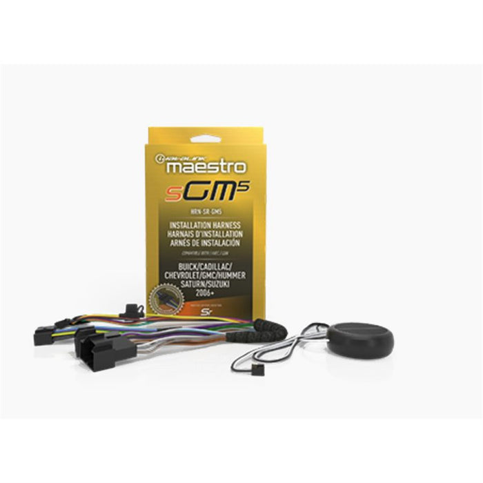 Maestro - HRN-SR-GM5 - MSR compatible radio replacement harness for select 2007 & 2016 GM vehicle