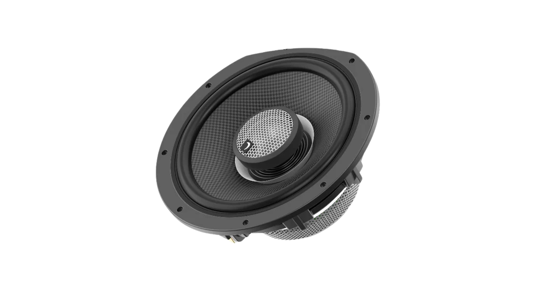Diamond - HXM65F2BK - MOTORSPORT 2-WAY 6.5" 2-OHM FLUSH MOUNT SPEAKER BLACK CARBON CONE SPEAKER - 450W MAX/150W RMS