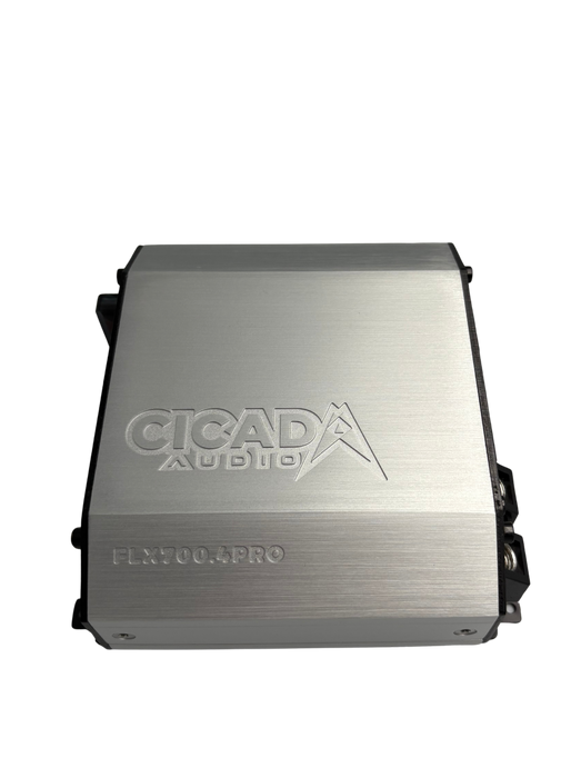 Cicada Audio - FLX700.4PRO 4 x 175 @ 2Ω Amplifier w/DSP PROcessor - DIALD tuning software