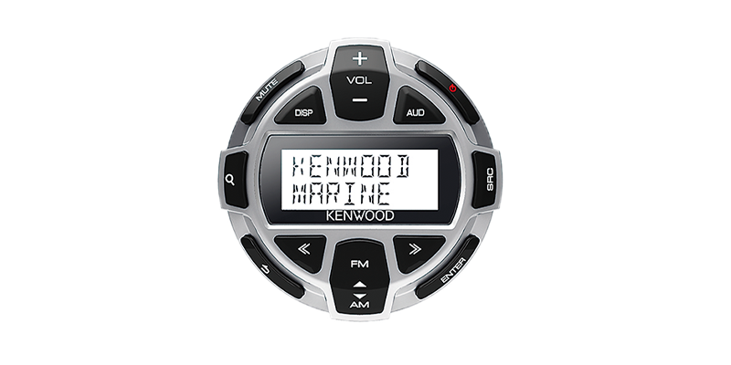 Kenwood - KCA-RC55MR - Wired Marine LCD Remote Control for Marine Receivers with IPX7 Protection