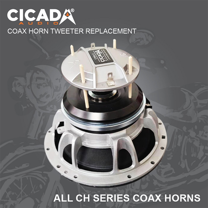Cicada - CH8.4  - 500wrms - pair n35 neo MAGNET 2.0" 4 oHM vOICE cOIL 1.4" Horn Tweeter