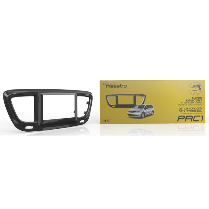 Maestro - KIT-PAC1 - Radio replacement bezel for Chrysler Pacifica. Includes the harness and USB replacement board