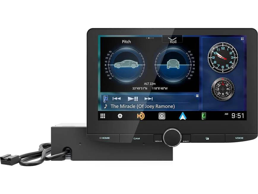 Kenwood - DAX1050XR 
Monitor with Receiver
10.1" Digital Multimedia Receiver