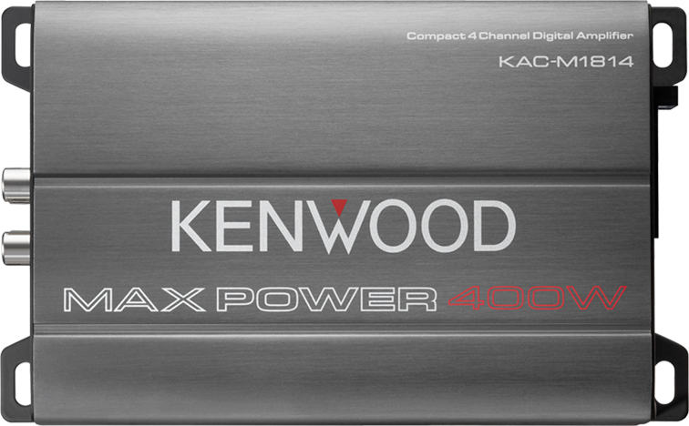 Kenwood - KAC-M1814 - 4 Channel Compact Power Amplifier, Conformal Coated,  400W Max Power