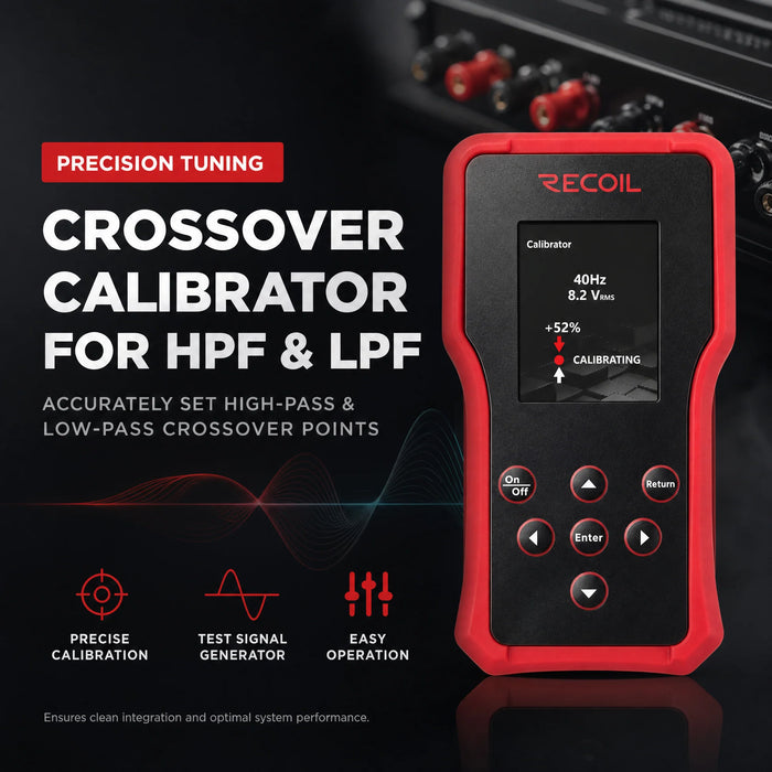 Recoil - MAT1 - Multifunction Audio Tester - designed to optimize amplifier installs