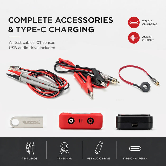 Recoil - MAT1 - Multifunction Audio Tester - designed to optimize amplifier installs