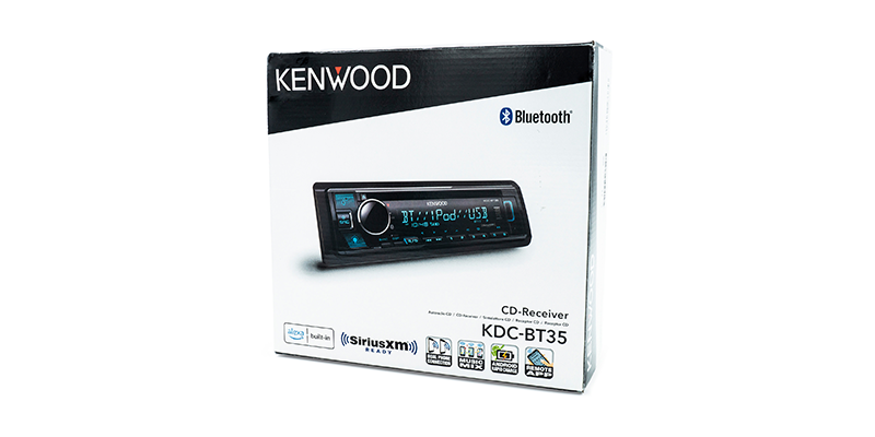 Kenwood - KDC-BT35 - CD Receiver, Bluetooth, Alexa Built-in, Alexa wake word enabled, Front USB & AUX, Variable Illumination, SiriusXM Ready, (3)2.5V RCA Preouts, Remote APP ready