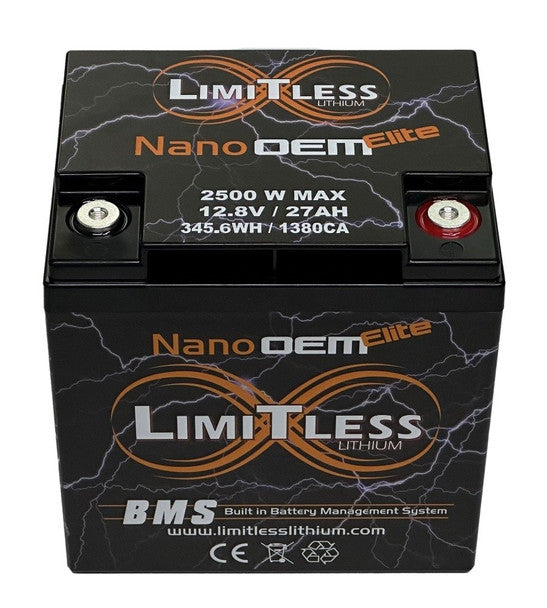 Limitless - Nano-OEM-27AH - Nano OEM Elite 27AH 2500W Motorcycle/Powersports