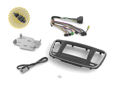 Maestro - KIT-C200 - Dash kit and T-harness solution for 2015-2017 Chrysler C200 in all trims. Includes T-harness, radio panel, steel radio brackets and USB adapter
