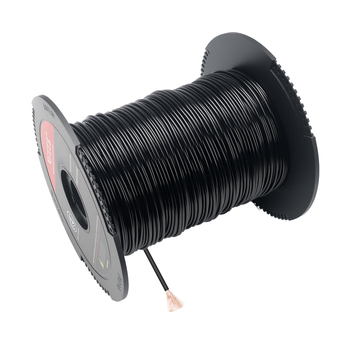 Recoil -PW18BK-500 - Recoil True Spec 18AWG OFC Black Primary Wire 500ft