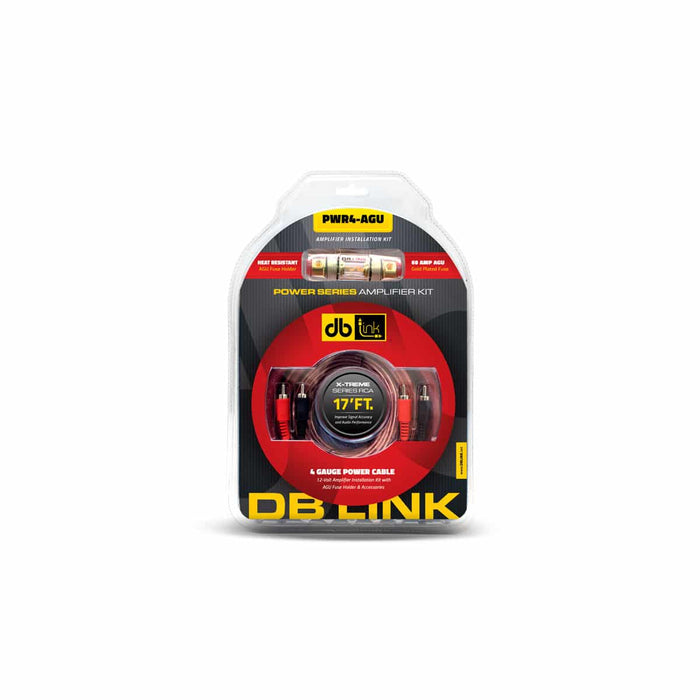 DB Link - PWR4-AGU - 4 GA 1600 WATT RED POWER SERIES AMP KIT  (D17)