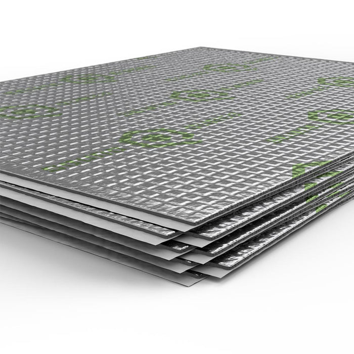 SoundQubed - Q-MAT16 - Q-MAT 75MIL Thickness Sound Deadener 16 Sq. Ft., 8 Sheets