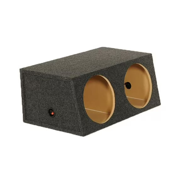 Q Power - HDBASS12 - 2hole 12 Inch Slanted Face Heavy Duty 1 Inch MDF