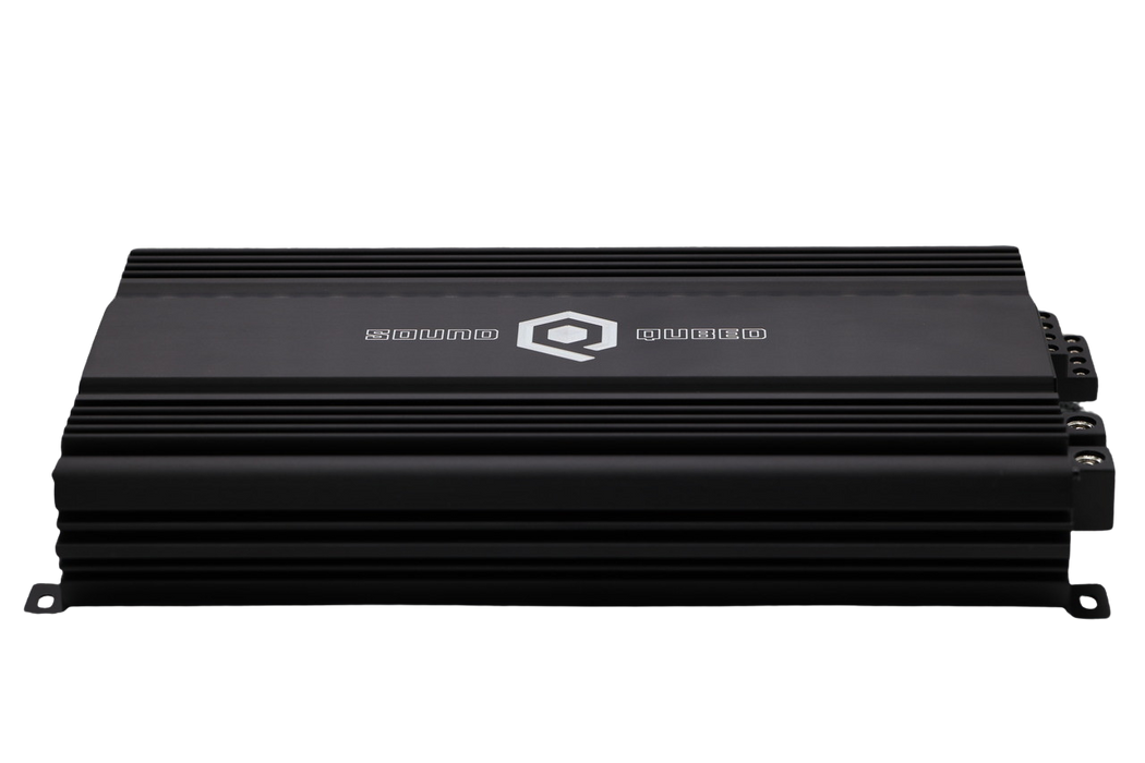 SoundQubed - Q4-3200 - 3200w RMS Class D 4 channel  amplifier w/ advanced band pass filtering - bridgeable