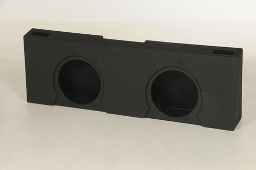 Q-Power - QBGMC07212 - 2hole 12" Ported for GM/Chevy 2007-2013 Crew Cab  Underseat Upfire Finished with Durable Bed Liner 2007- 2013 GM/Chevy Crew Cab Does NOT fit Xcab Mounting Depth: 5.5" - Chevy Speaker Box GM Speaker Box Chevy Box GM Box