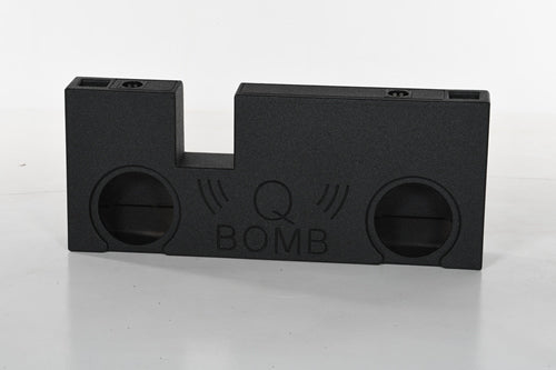 Q-Power Q Bomb coated bedliner  - QBTUNDRA07210 - Dual 10  Ported Tundra Double Cab 2007- Current Finished w/Bed Liner