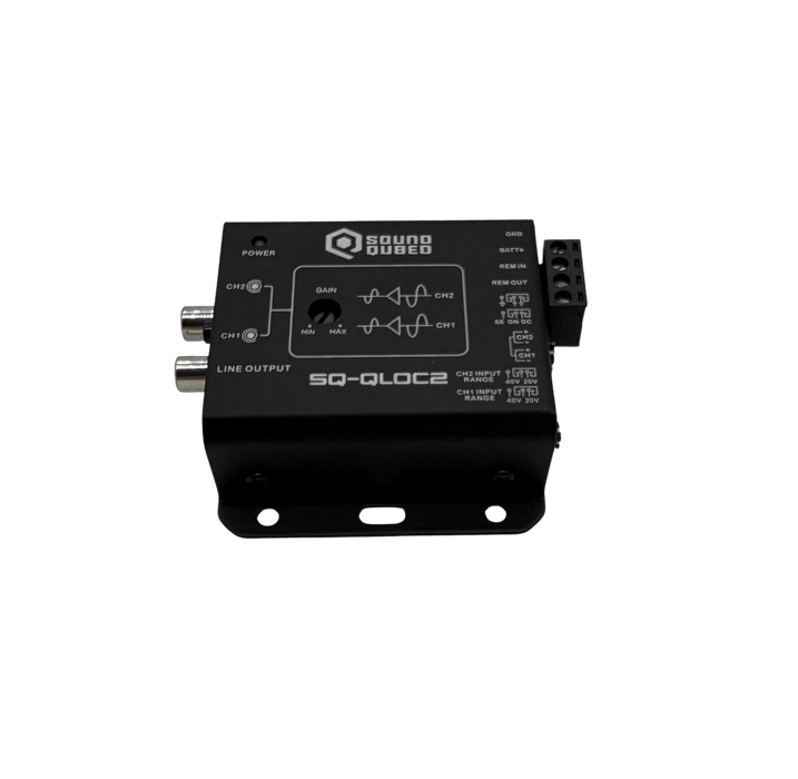 SoundQubed - Q-LOC2 - 2 Channel Active Line Out Converter