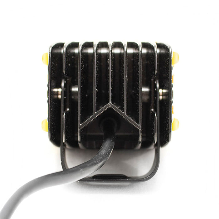 Race Sport RS4L3X316W - Street Series 3x3in 16W 4-LED CREE Cube Spot Light w/ Amber Optional Cover