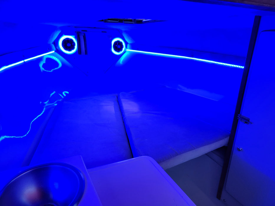 Race Sport RS50505MB - 16ft (5M) 5050 LED Strip (Blue) - Tape Strip Reel Custom Lighting System