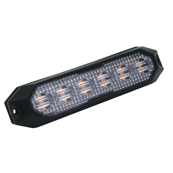 Race Sport RSC3069SM6A - 6-LED Amber IP68 Surface Mount Strobe