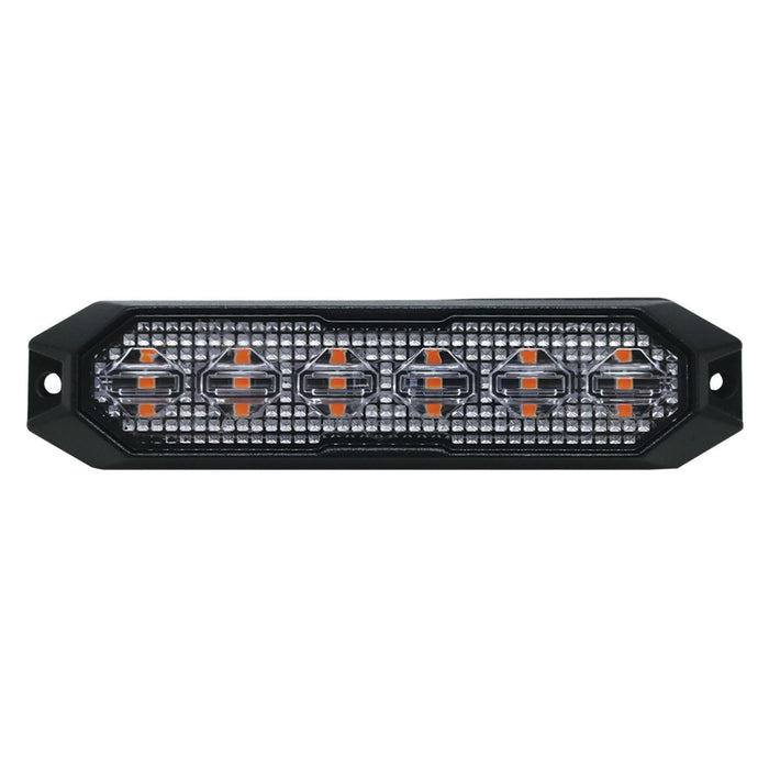 Race Sport RSC3069SM6A - 6-LED Amber IP68 Surface Mount Strobe