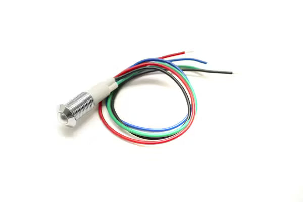 Race sport - RS10MMRGBW - 10mm Flush Mount LED MICRO RGB Multicolor Light with common anode wiring