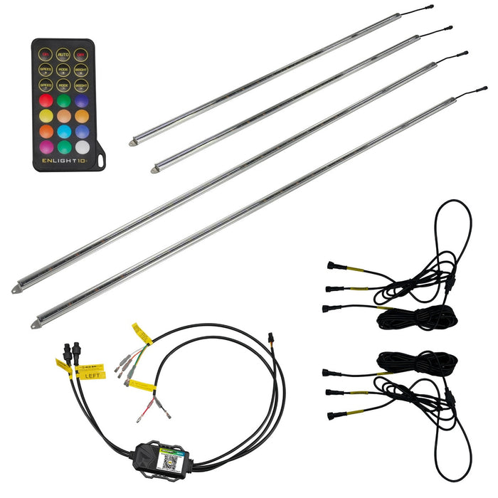 Race Sport - RSCUKIT10 - *** SERIALIZED***2, 36", and 2, 48" V2 Plasma RGBW with Aluminum rails and Bluetooth controller