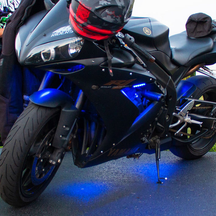 Race Sport RSMKIT - ColorADAPT Adaptive RGB LED Weatherproof Motorcycle Kit - Complete 10-Strip Kit
