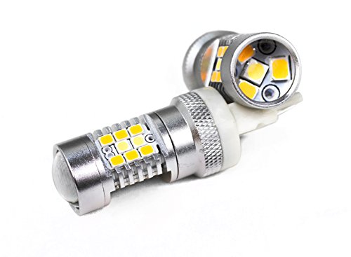 RaceSport - RS3157HPWY - High-Powered 3157 White / Yellow LED Dual-Color Switchback Auto Bulbs (Pair)