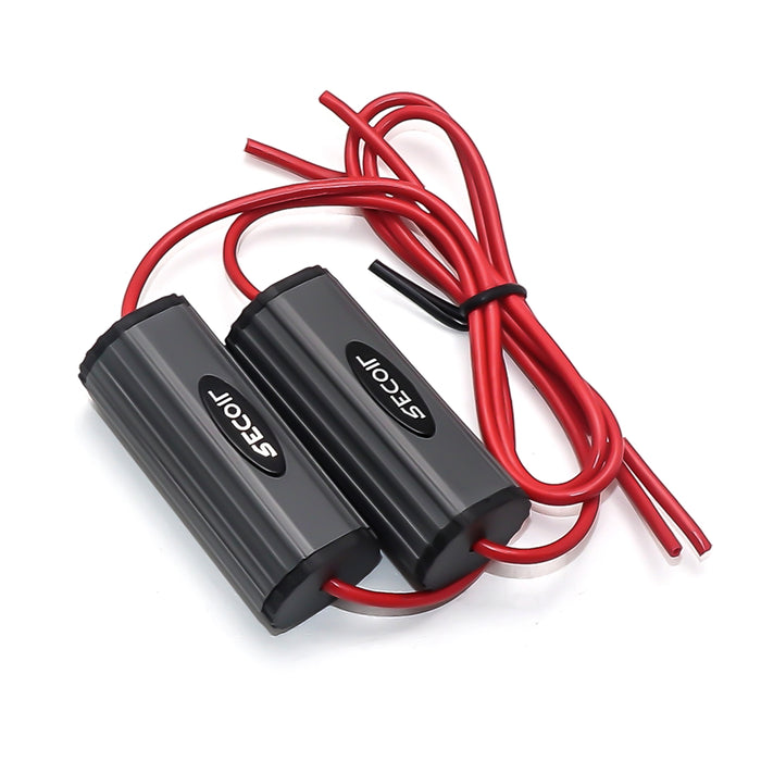 Recoil Audio - BB-35 - BASS BLOCKS DESIGNED TO PROTECT CAR AUDIO 3.5 INCH SPEAKERS, ELIMINATE FREQUENCIES 0-2.8KHZ AT 4OHMS, PAIR