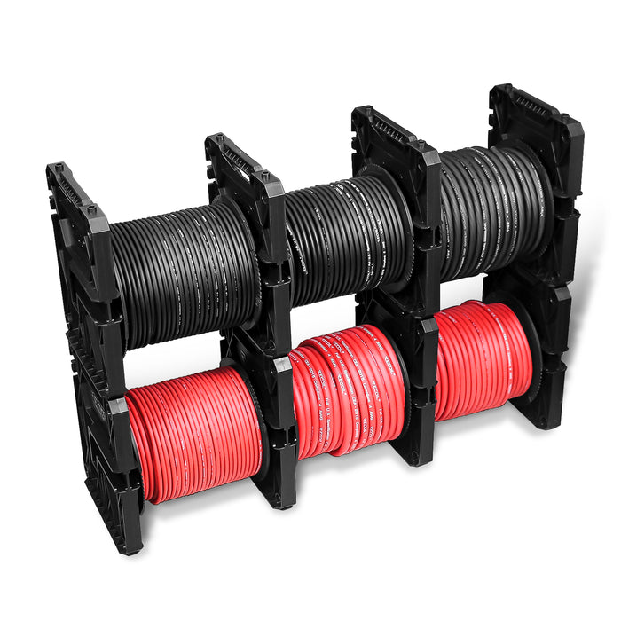 Recoil Audio - PW8-150 - PREMIUM TRUE SPEC 8 GAUGE POWER WIRE, 99.9% OXYGEN-FREE PURE COPPER , FLEXIBLE SOFT TOUCH RED PVC JACKET (150 FEET/SPOOL)